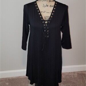 NWOT Espresso black nautical dress